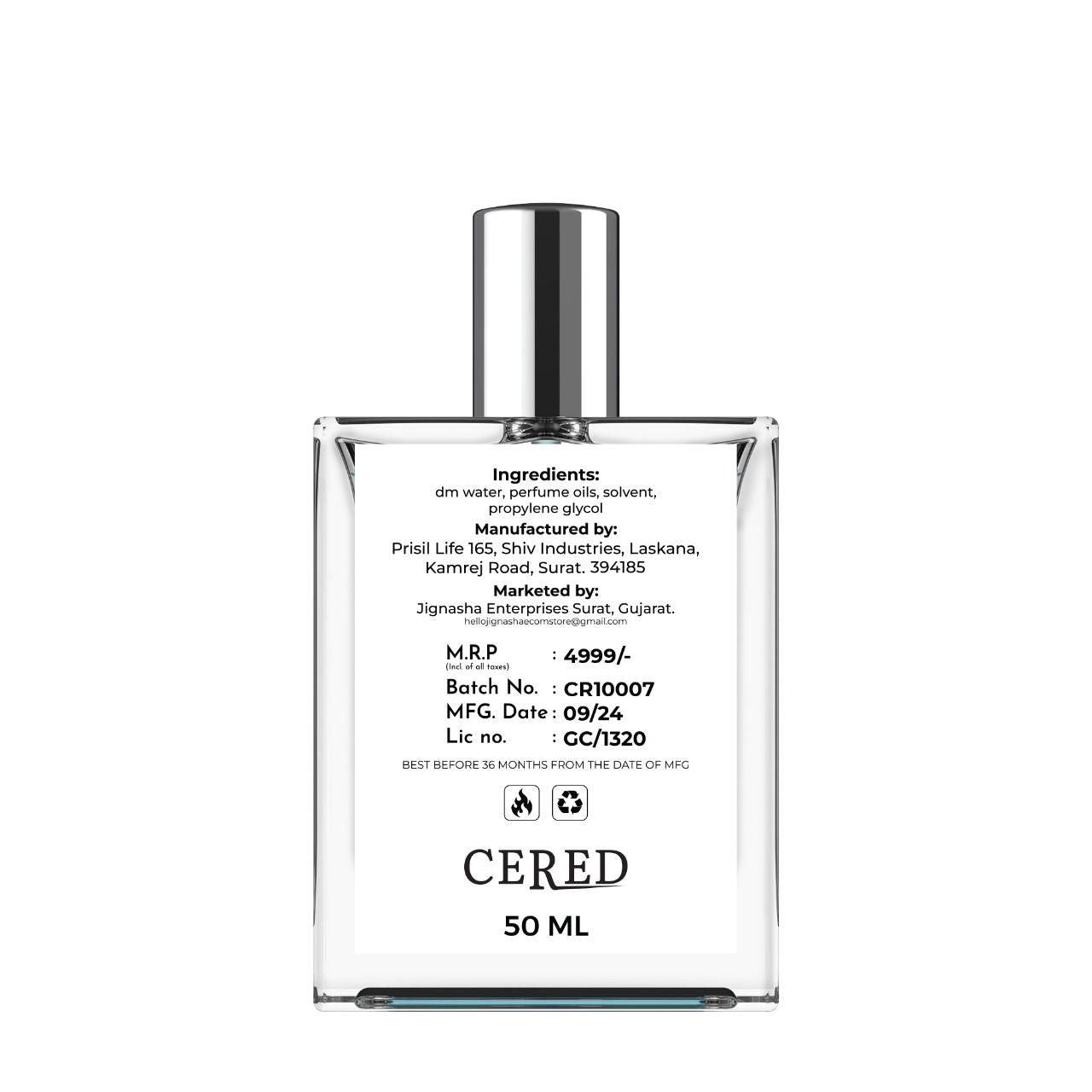 CERED Aventus Perfume 50ML || Couple Perfume