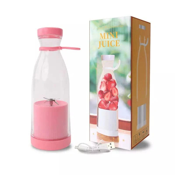 Portable Mini Juicer Bottle - Rechargeable, Powerful & Travel-Friendly Blender⚡